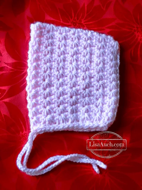 baby crochet bonnets free patterns