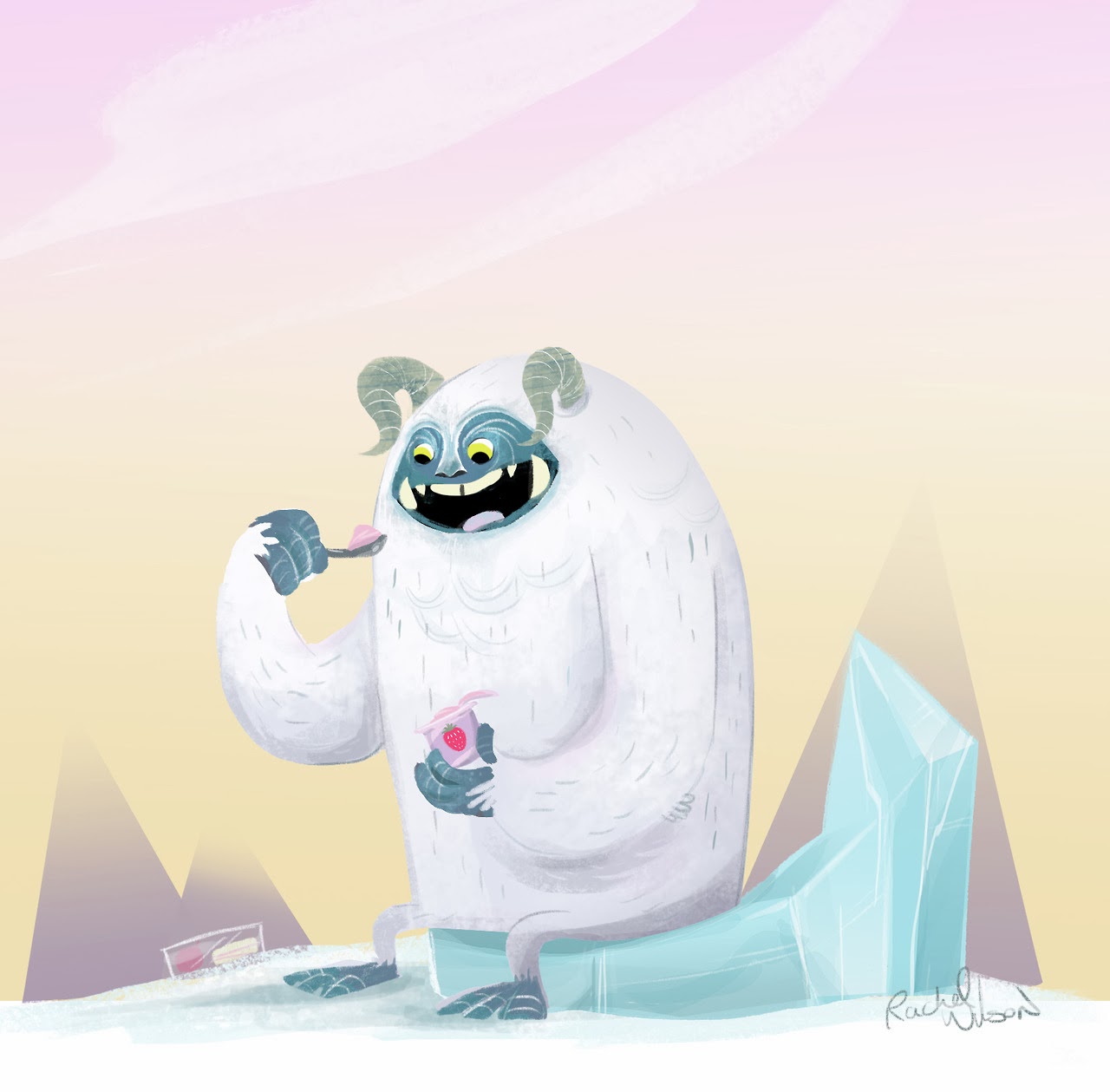 I Loved the Yeti Yeti Eats Yogurt