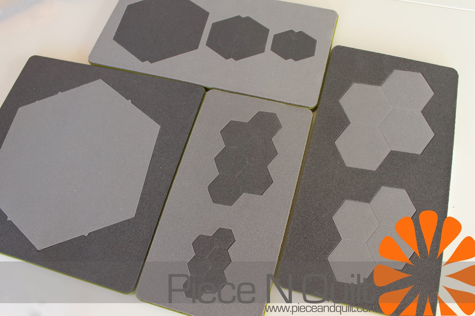 Piece N Quilt Accuquilt Fabric Cutter Hexagon Dies