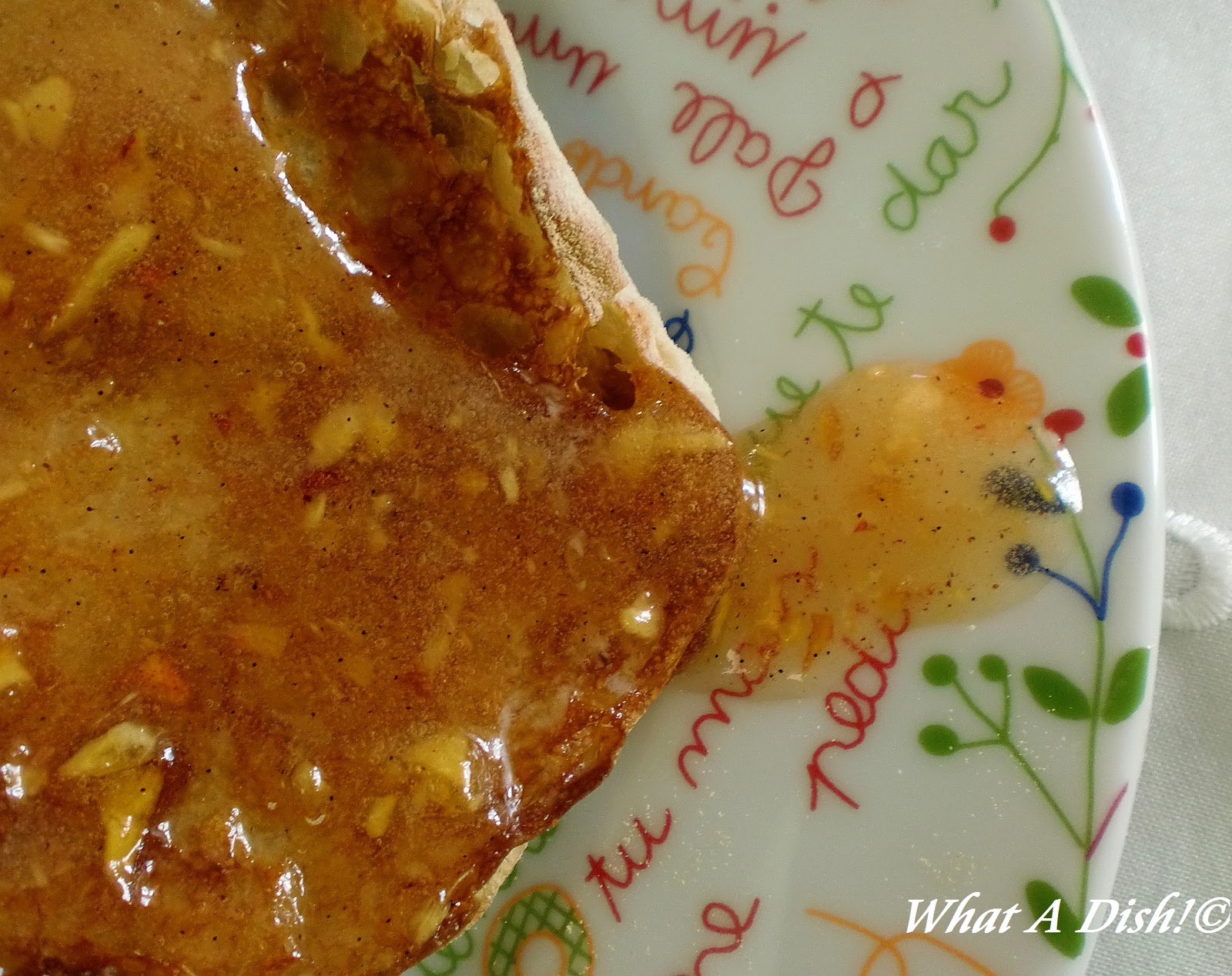 What A Dish! Nectarine Freezer Jam (With Cinnamon & Vanilla Bean) (Two