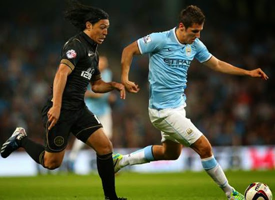 Bbc Football Results Manchester City 5 Vs 0 Wigan Athletic 24 September 2013 Capital One Cup