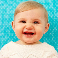 Baby Smiling Teeth
