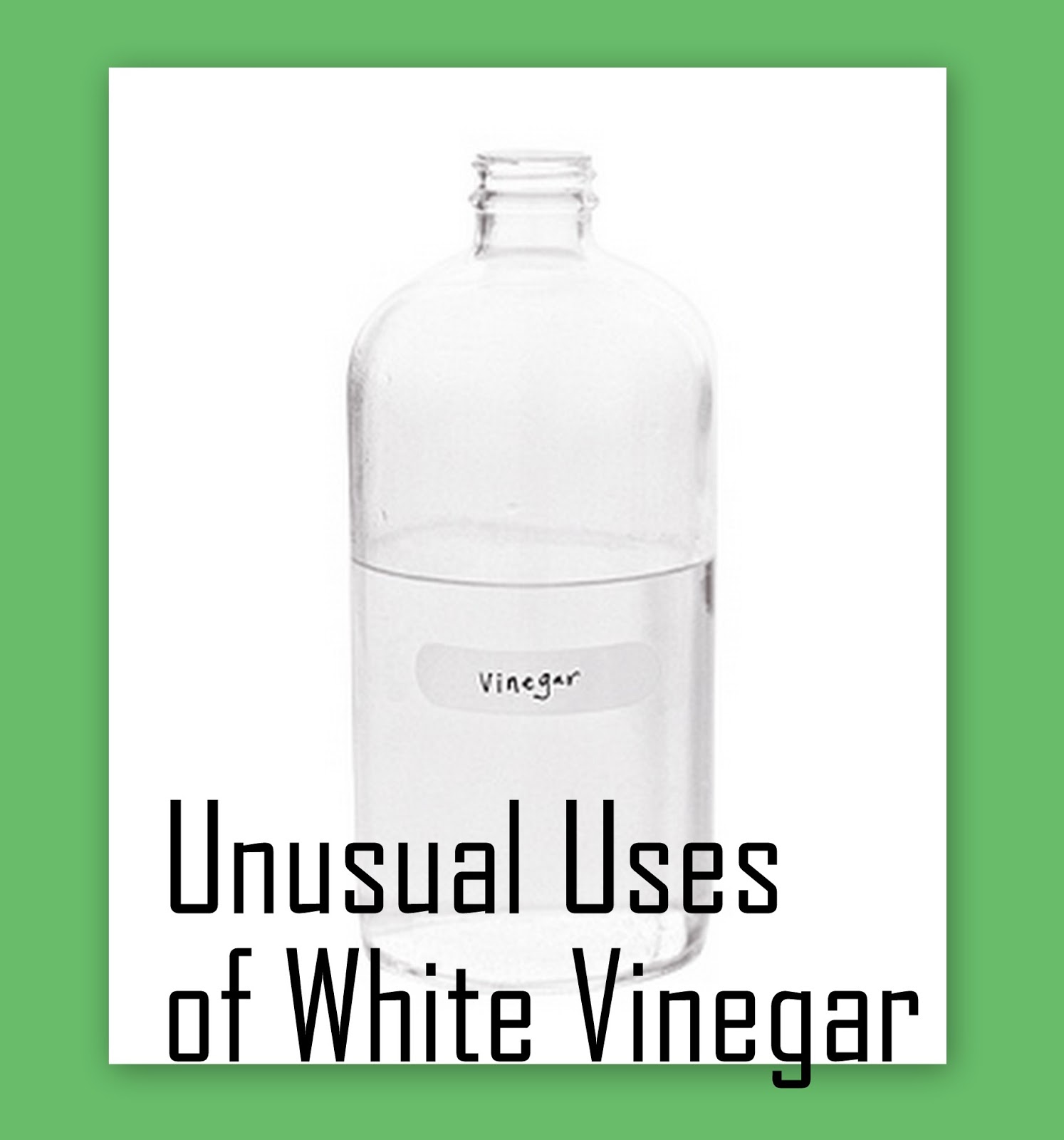 Winning Path Unusual Uses Of White Vinegar