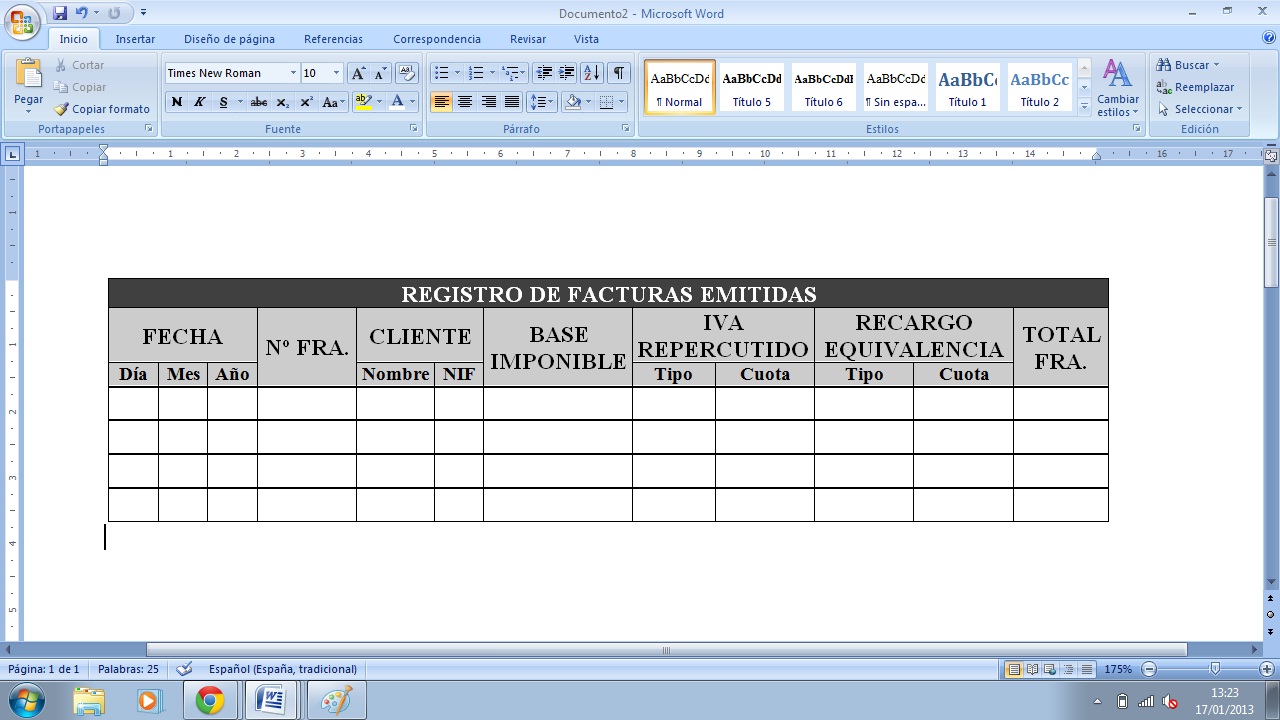 javiheisenberg EJERCICIO TABLAS WORD