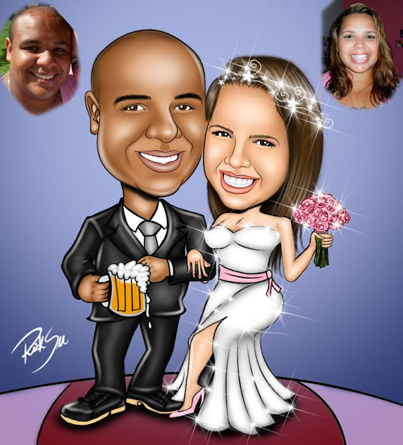 Caricatura feita para Vanessa