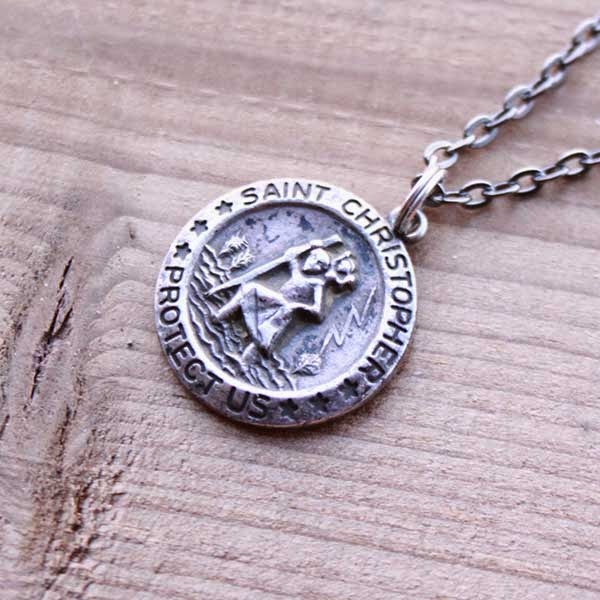 30s'40s' ビンテージ エルビス セントクリストファー ネックレス 古着 再入荷のお知らせ【St.C Clover Necklace 】 | 706union