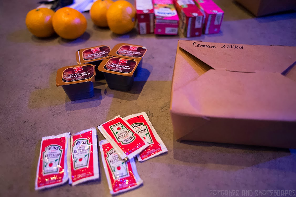 Pancakes and Skateboards! Pancakes in a box!