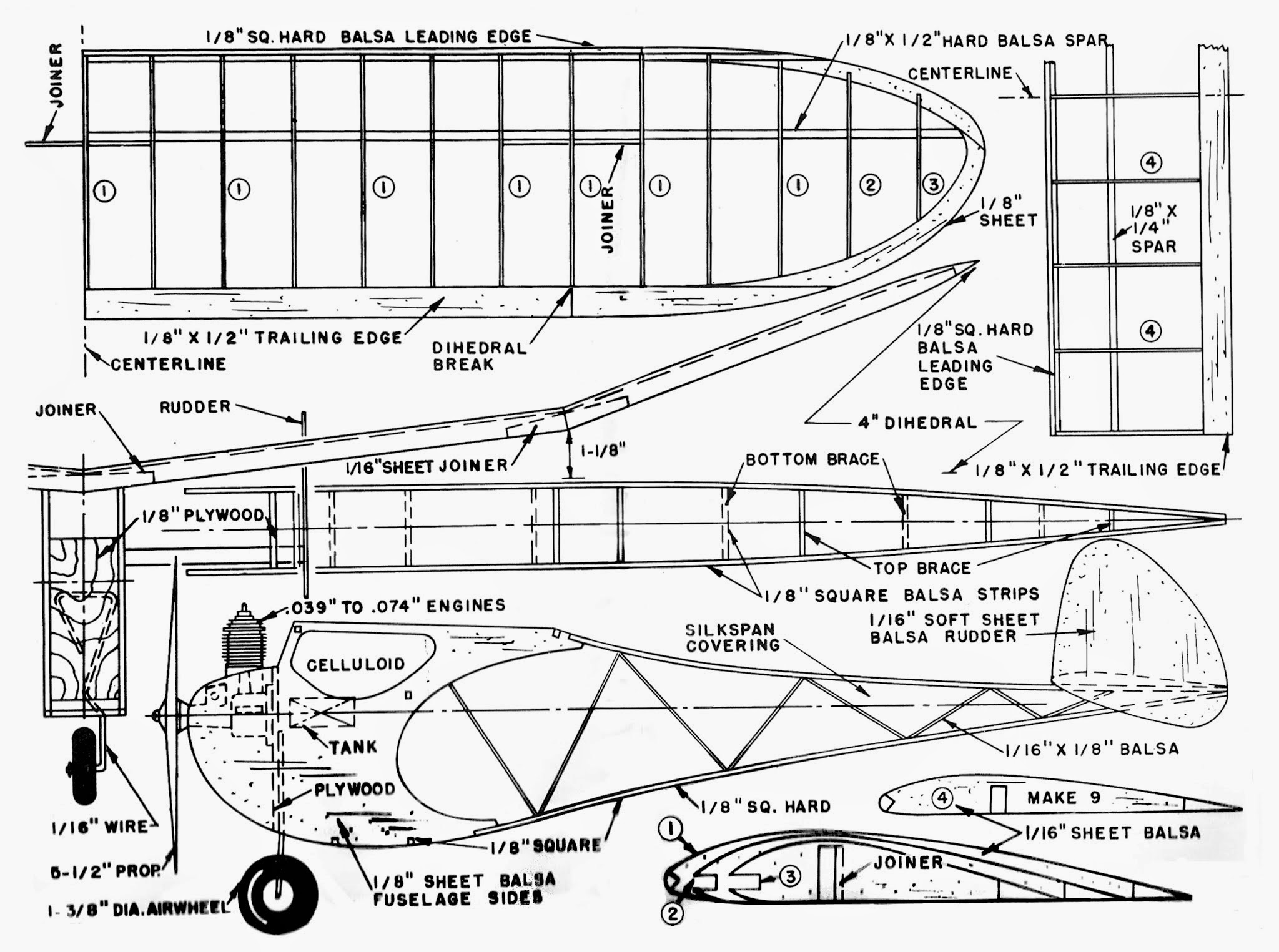 Volar Libremente Free Flight Models Airplanes CLASSY GASSY