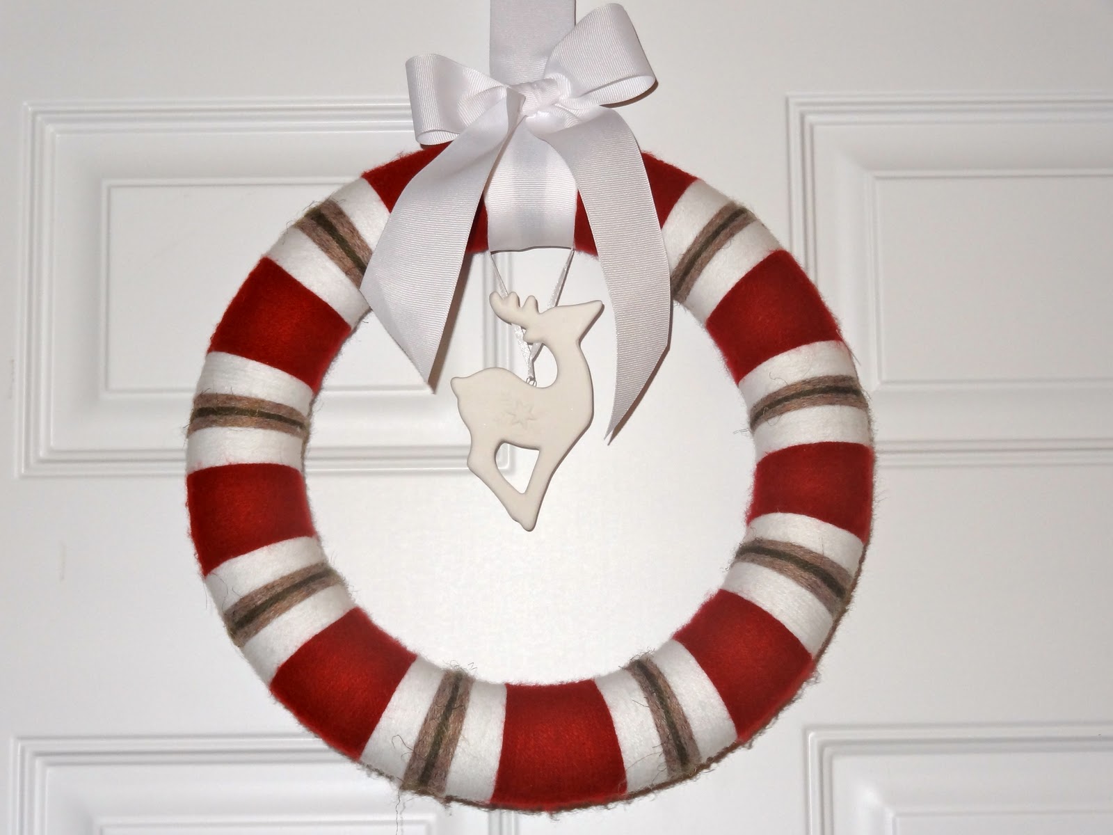 DIY // Handmade Yarn Wreaths Revamp Homegoods