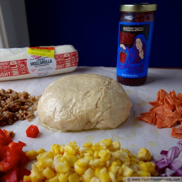 Chopped Vegetable Pizza