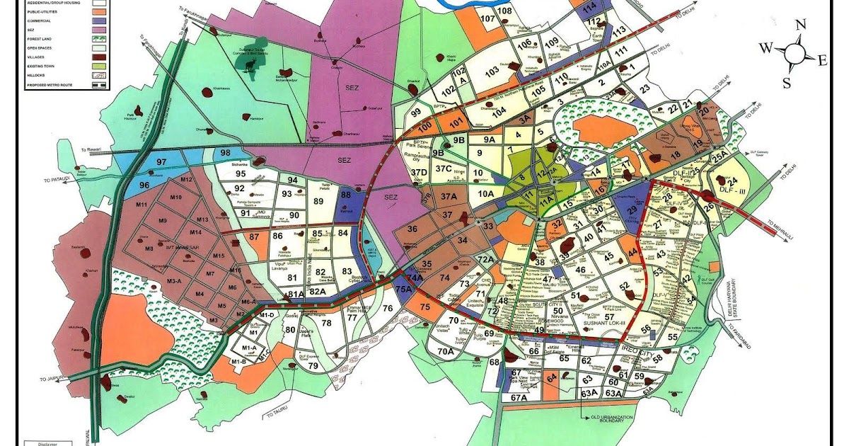 Real Estate Reviews, Launches and News Gurgaon Manesar Master Plan 2025