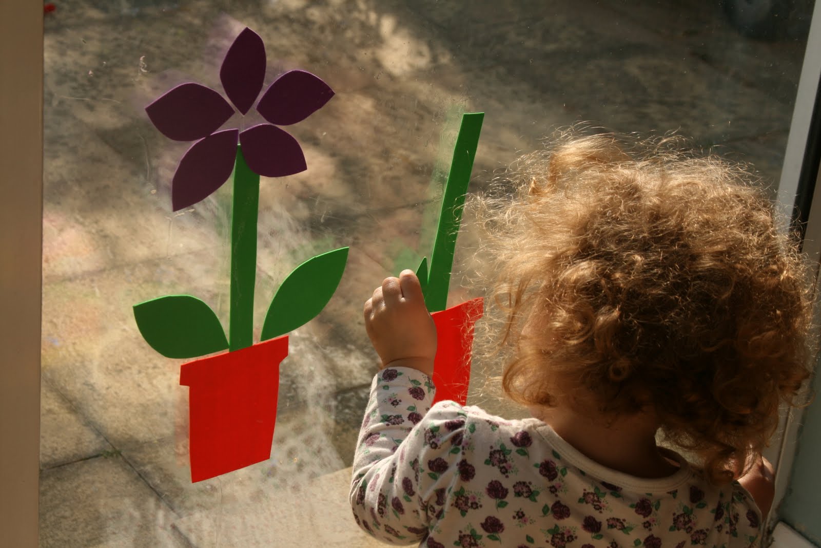 Spring Foam Window Murals The Imagination Tree