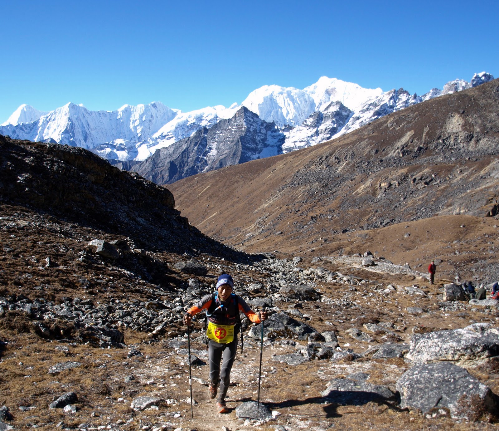 Everest Sky Race départ imminent! Sylvain Bazin a french trail