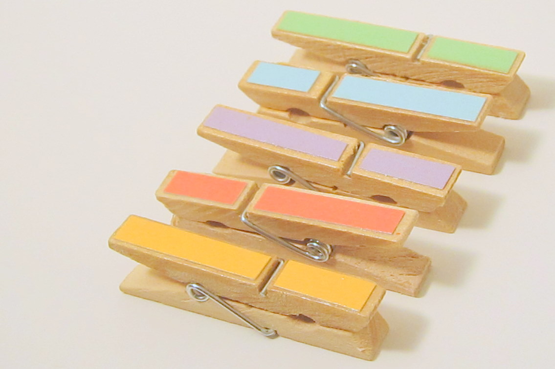 Craftaphile Pastel Mini Clothespins