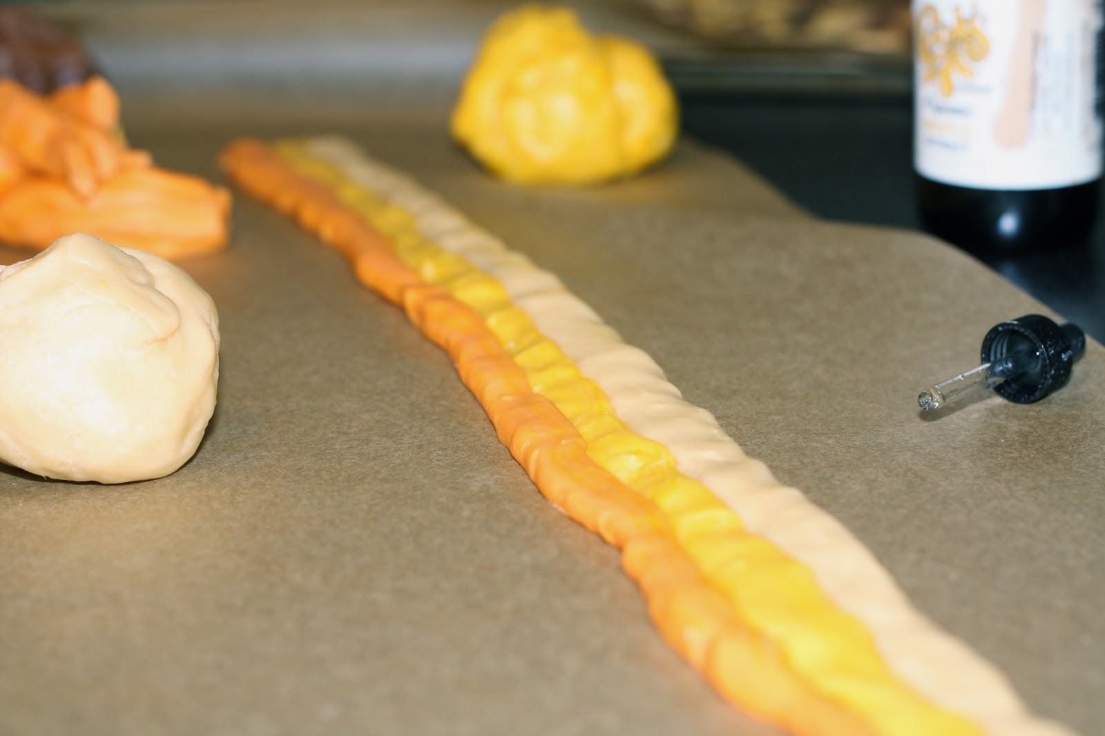 K's Veg Recipes Vegan Candy Corn and Chocolate Candy Corn