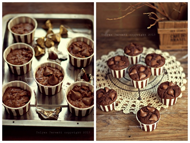 Cooking With Love Hershey's Kisses Chocolate Muffins