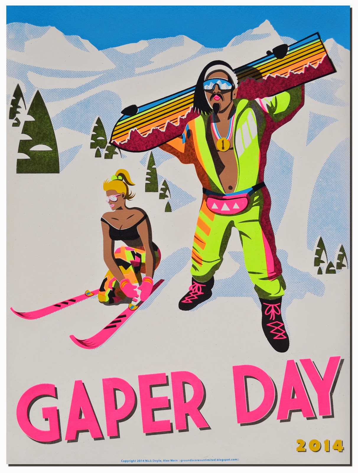 Nick Doyle's Art Blog Gaper Day Print!