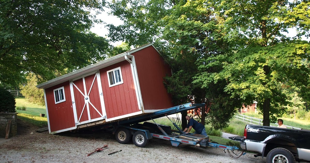Ohio Thoughts Moving a Shed