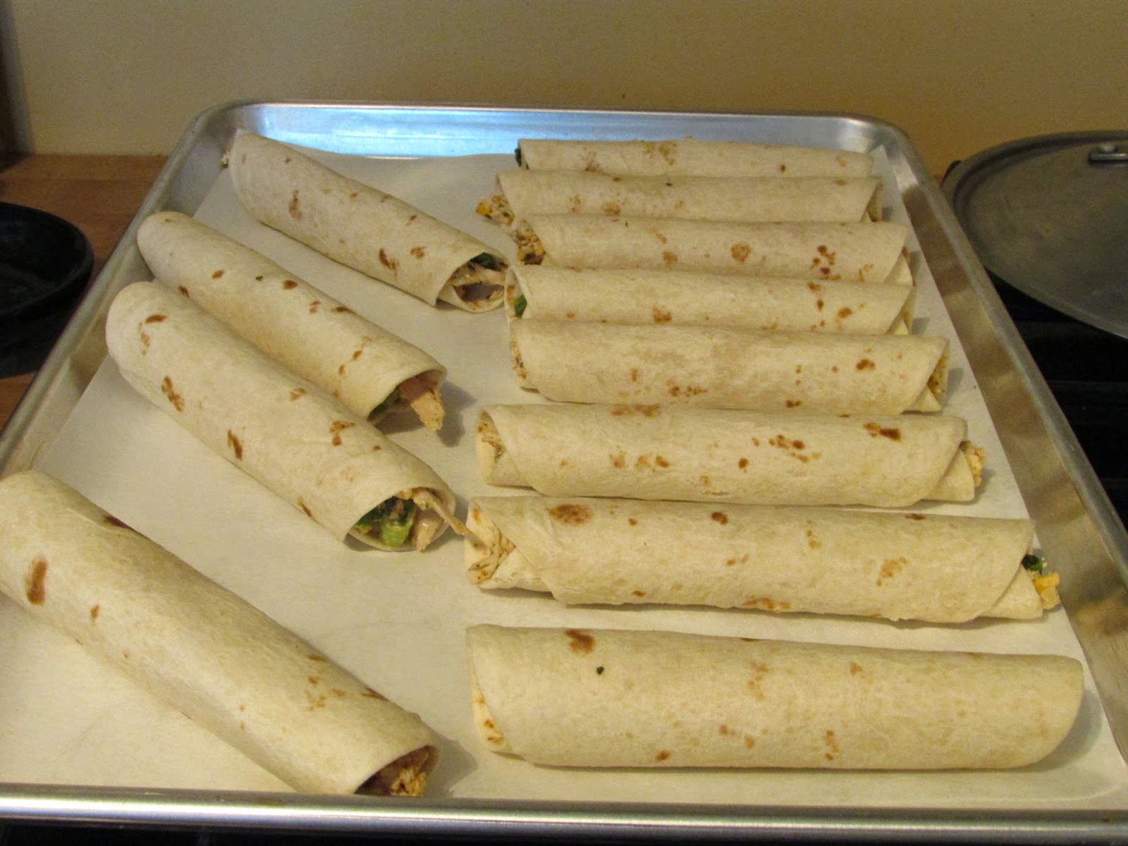 Cooking With Carlee Laura's Chicken Taquitos