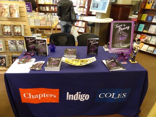 Book signing table