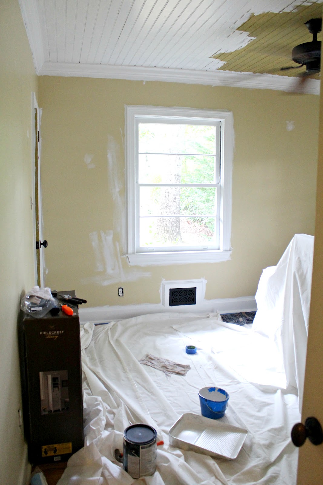 Ten June Nursery Update It's Painting Time! {How to Prep For Painting