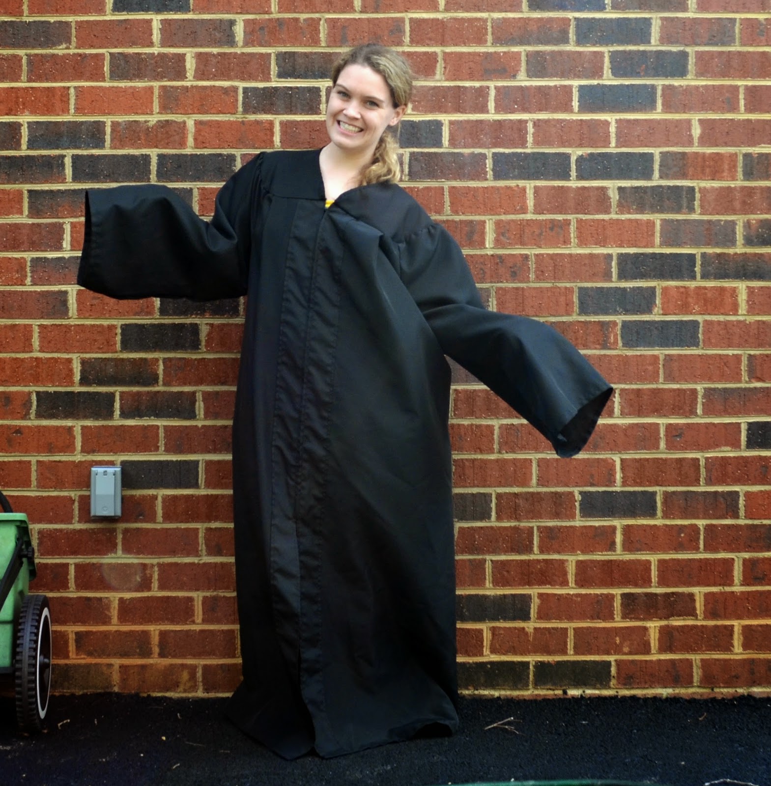 Refashion Coop Graduation Gown to Cute New Dress