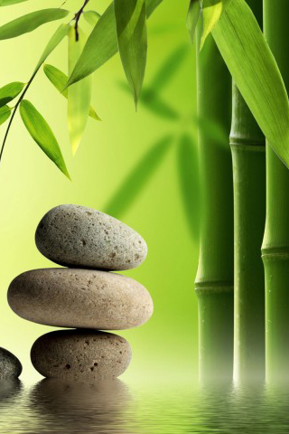 Mobile Wallpapers: Bamboo Stones Mobile Wallpapers