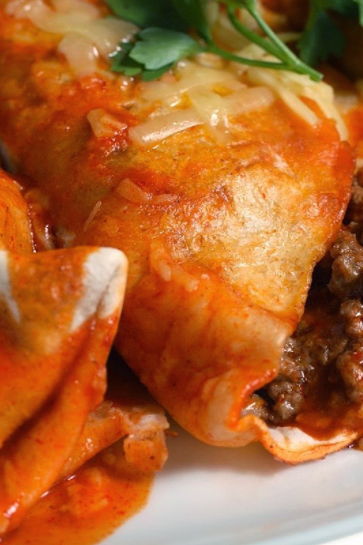 Easiest Beef Enchiladas Ever!