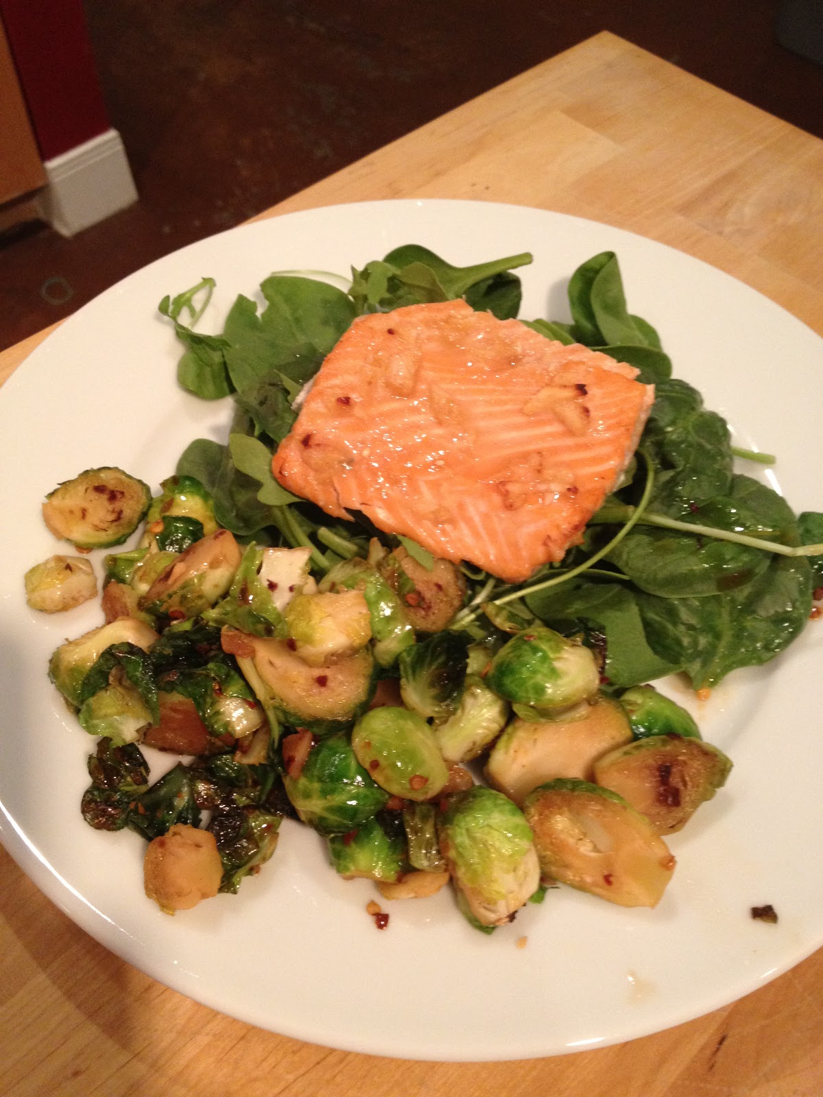 Dinner for Tim Uchi Or, How I got Tim to eat Brussels Sprouts