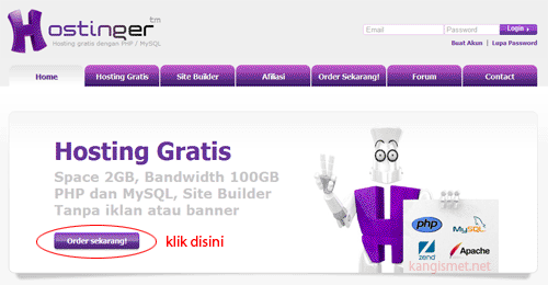 cara daftar idhostinger