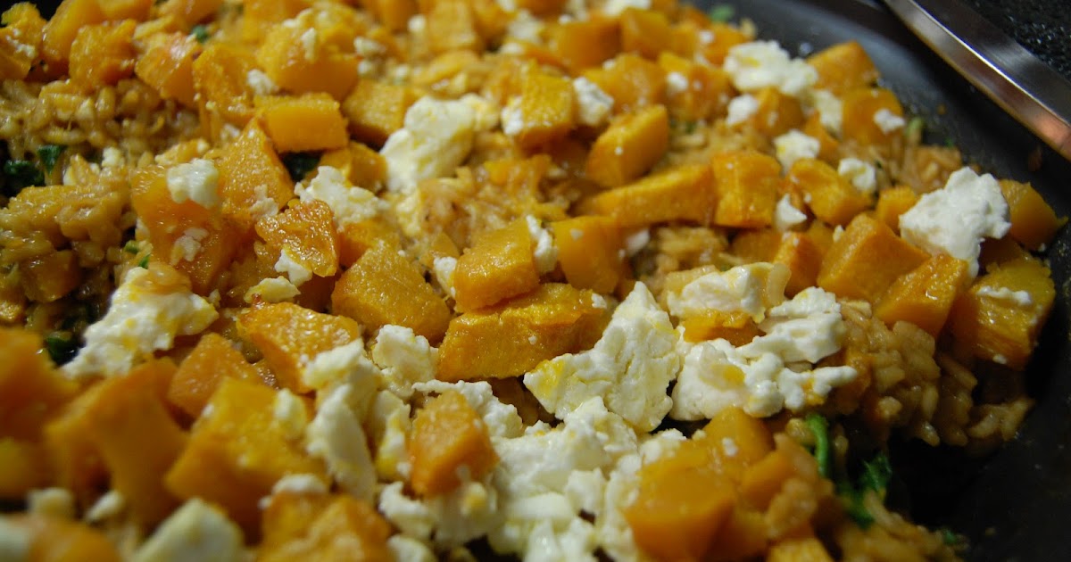 invitation to forth Pumpkin Feta Spinach Risotto