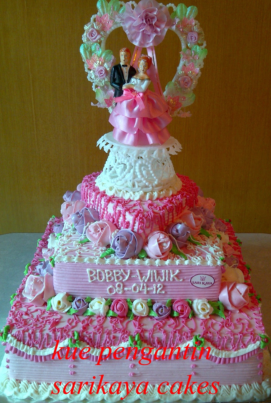sarikaya cakes KUE PENGANTIN STACK BY SARIKAYA CAKES