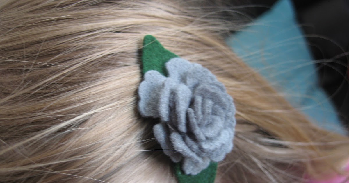 The way we live now More felt hair clips