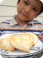 Mini heart-shaped pies