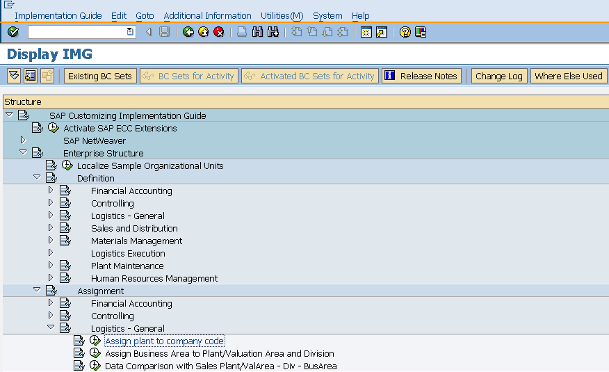 SAP MM How To ASSIGN PLANT TO COMPANY CODE ?
