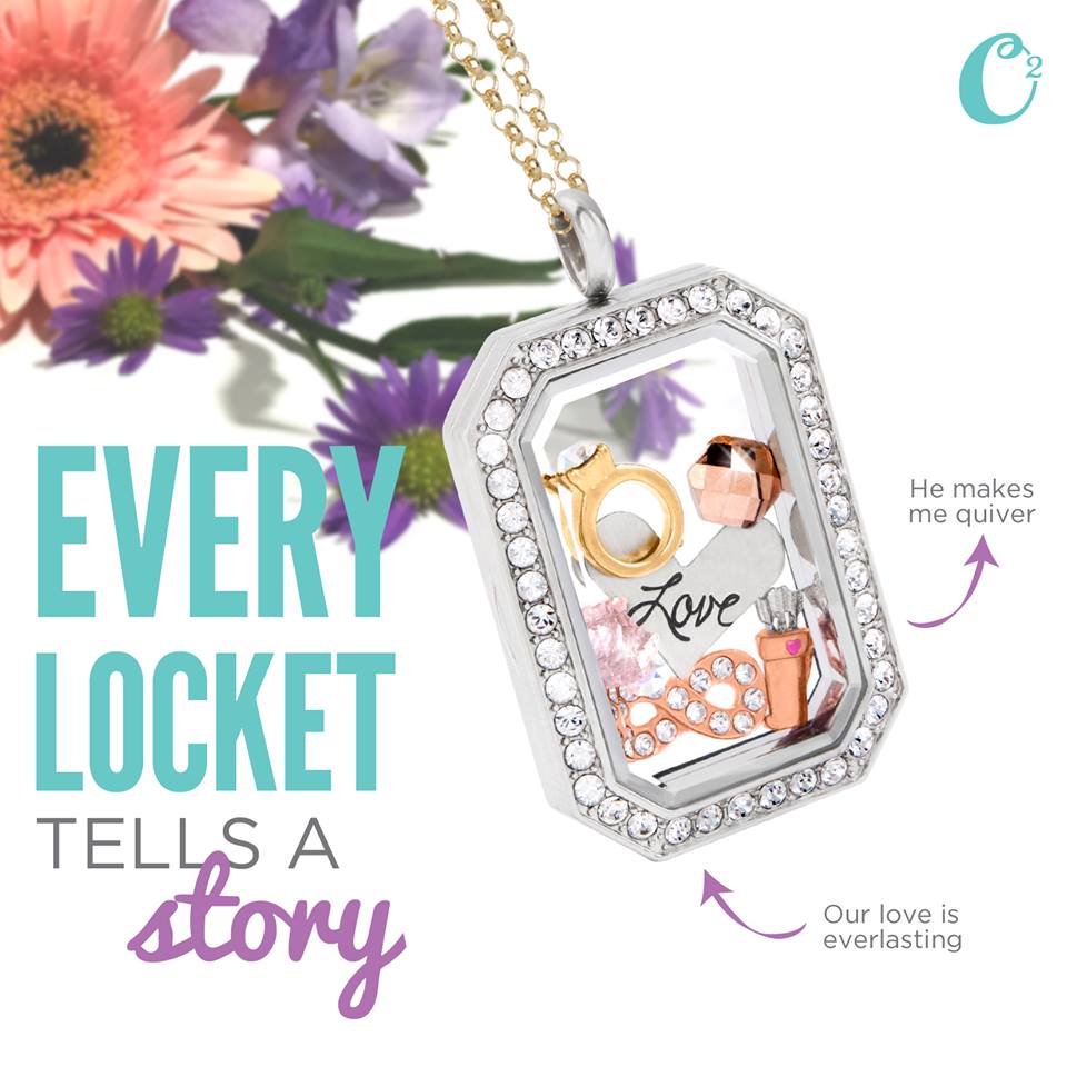 Wedding Engagement Heritage Origami Owl Living Locket - Come create your own today at StoriedCharms.com