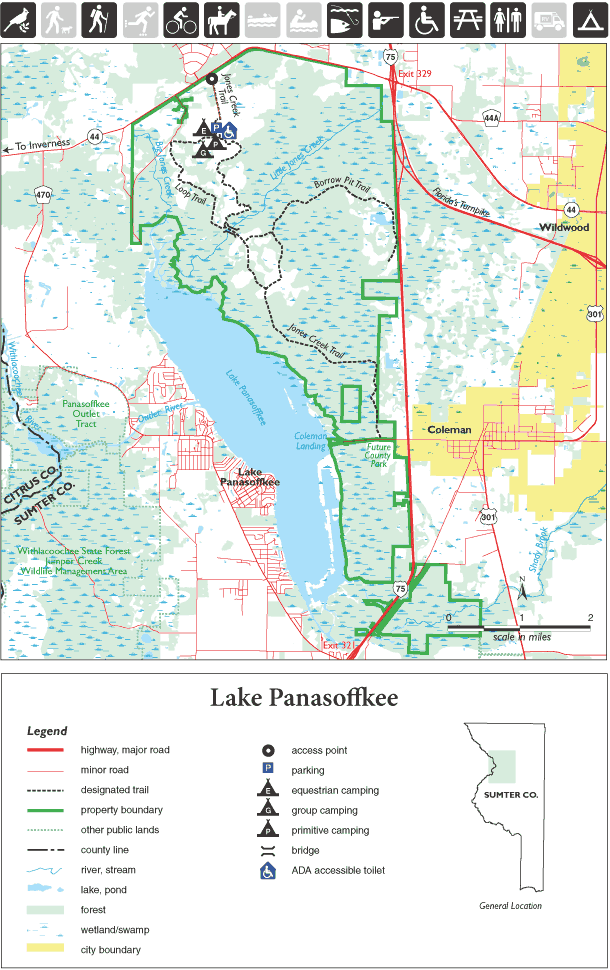 Lake Panasoffkee Depth Chart