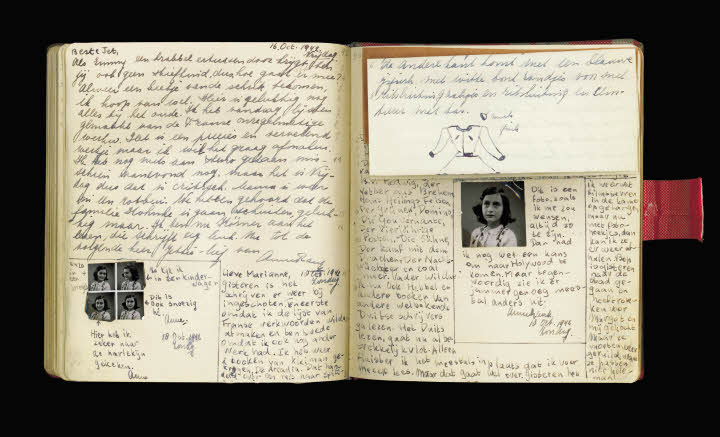 LE PAGINE BIANCHE DI ANNE FRANK: Le collezioni di Anne Frank
