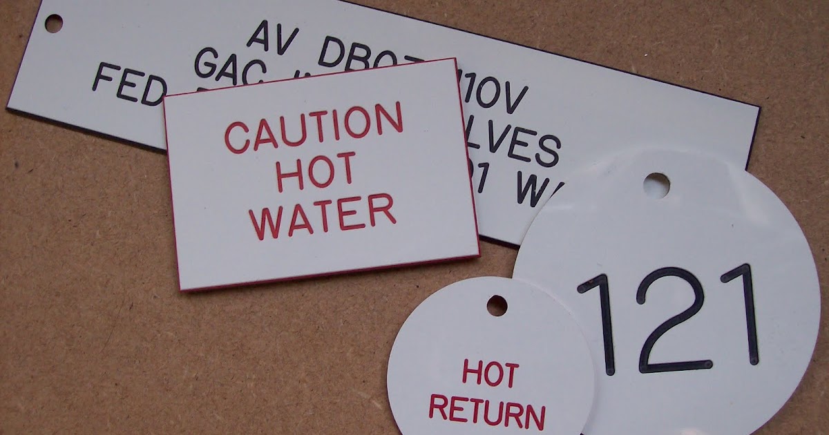 The Label People Ltd Valve Tags and Engraved Labels
