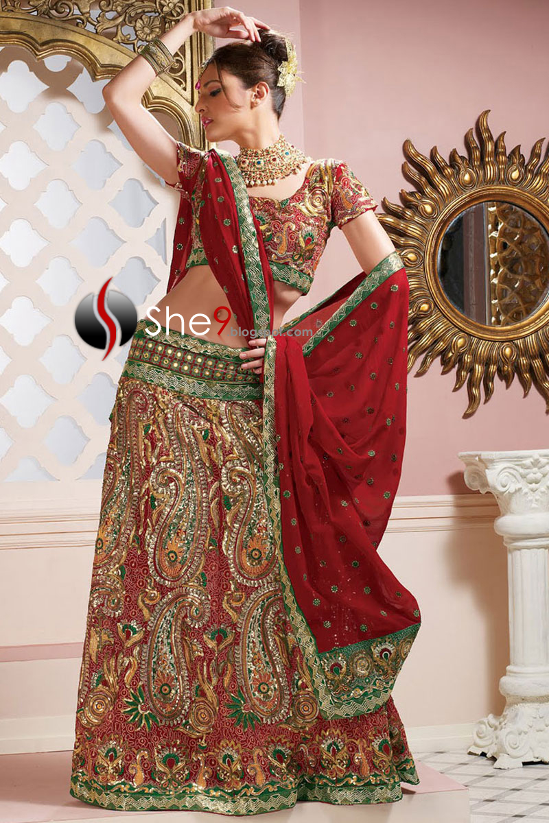Free Images Online indian bridal wear 2011 collection