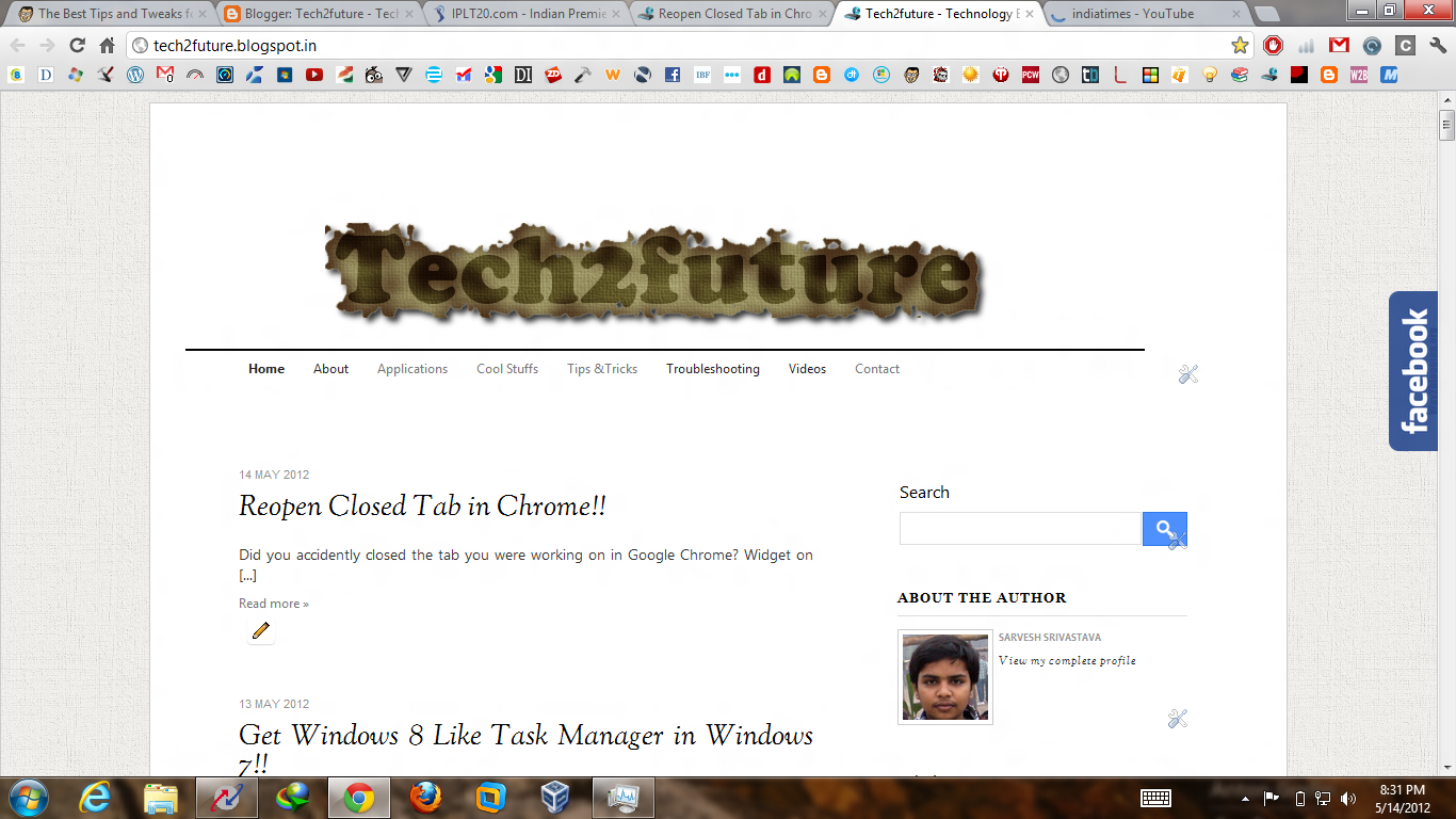 Reopen Closed Tab in Chrome!!:Tech2future - Technology Blog