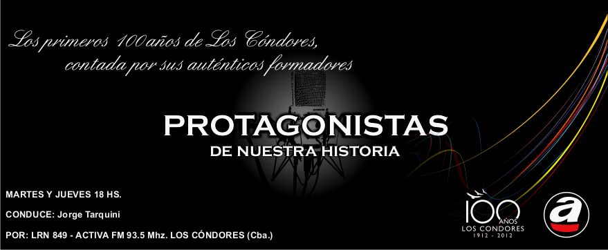 PROTAGONISTAS DE NUESTRA HISTORIA