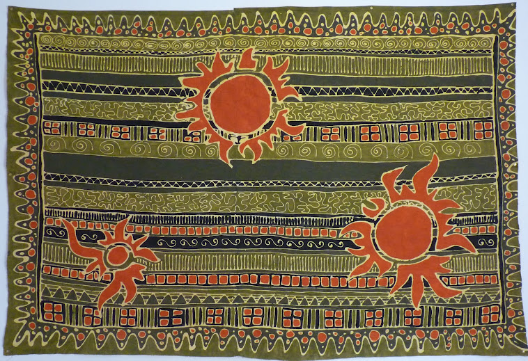 batik soleils oranges