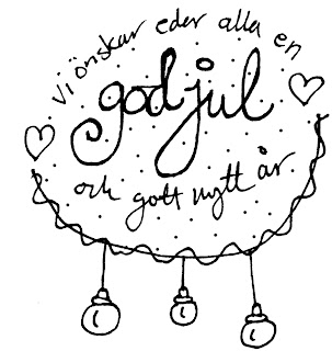 God julafton om tre månader - freebie Godjultext