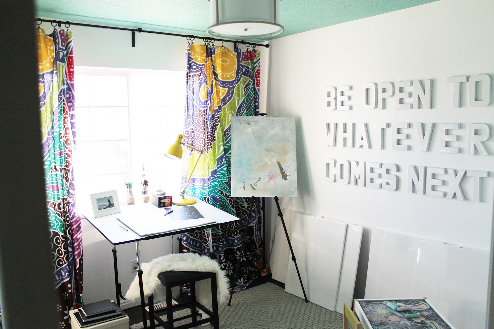 Stale Nursery To Lively Studio Reveal Chris Loves Julia