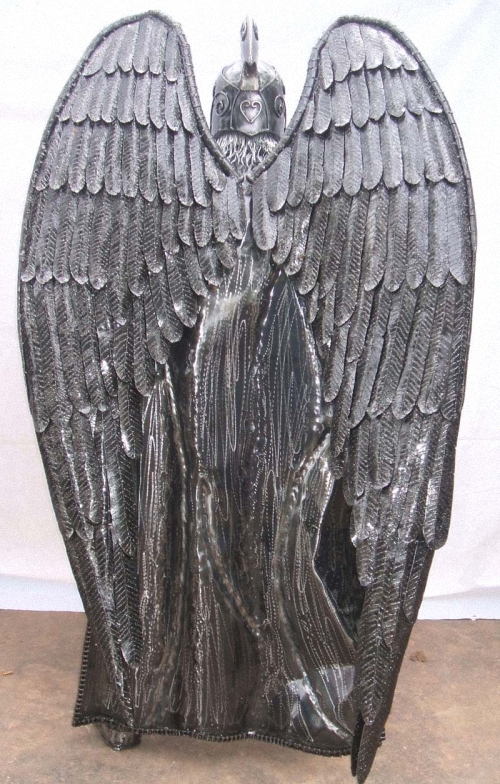 1b-Fantasy-Sculpture-Archangel-Michael-Giganten-Aus-Stahl
