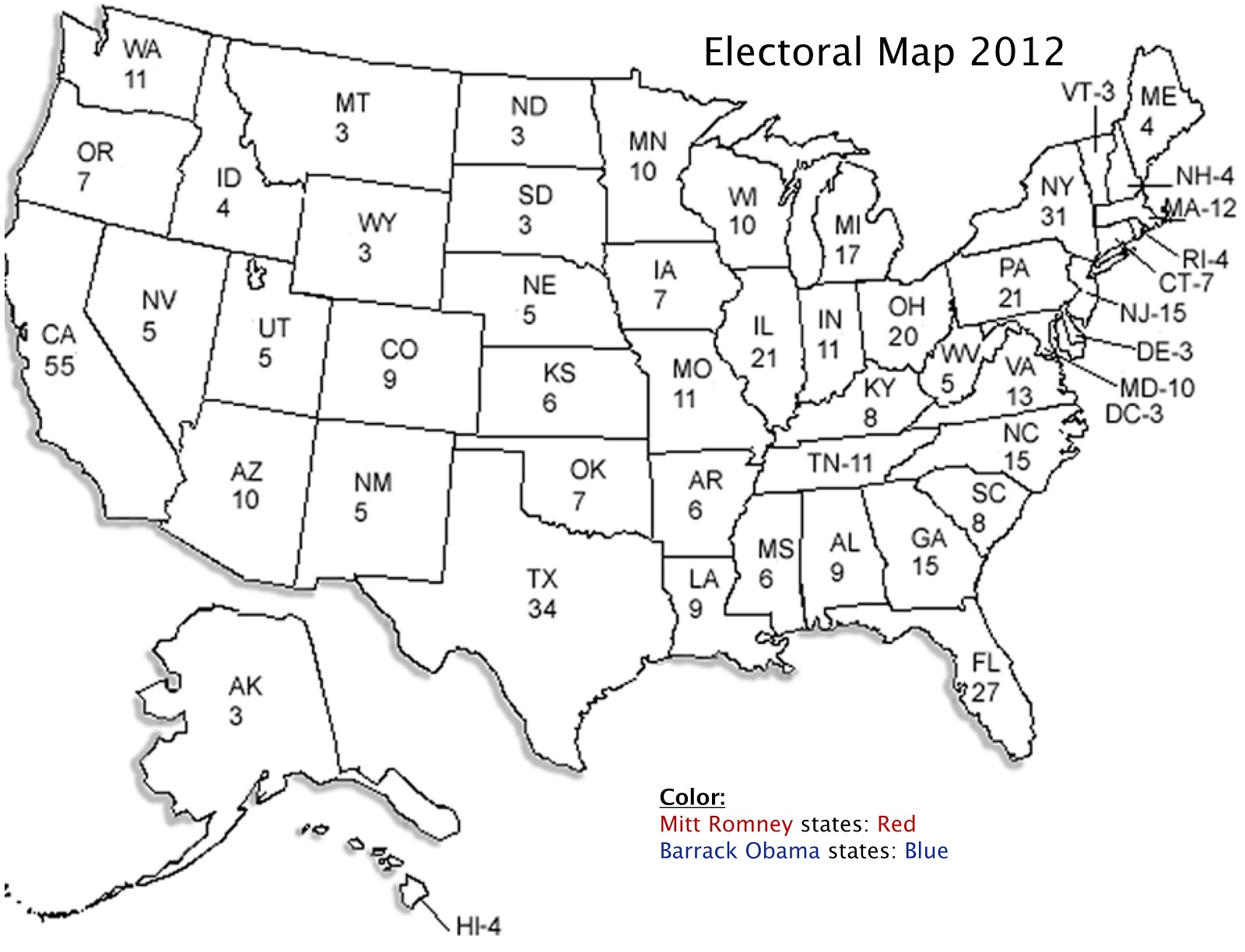 current projected electoral map current projected electoral map