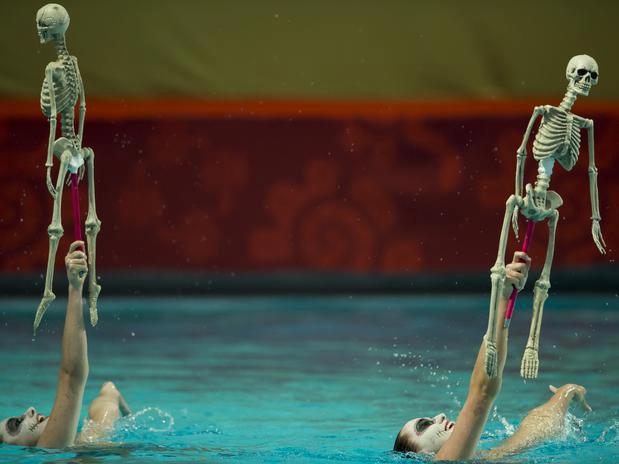 7th FINA Synchronised Swimming World Trophy 2012 Tultitlan (MEX) Holanda+Dúo