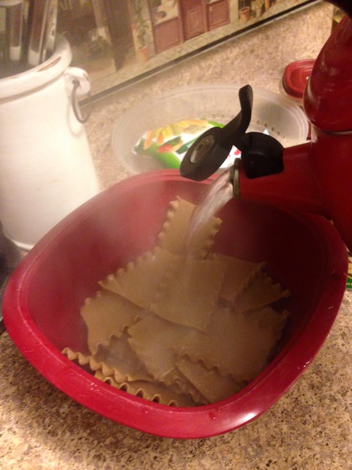 Cooking Skillet Lasagna One Brown Mom