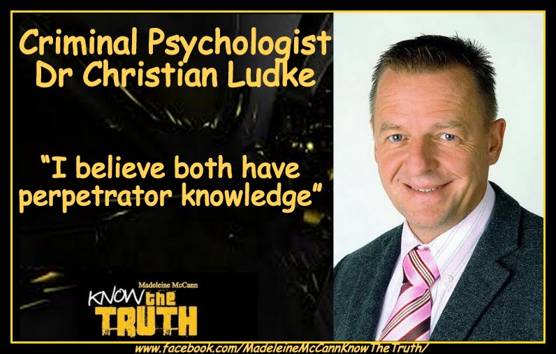 Here is an interview with criminal psychologist Dr Christian Ludke